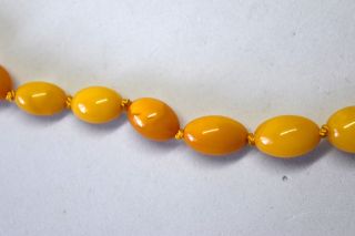 Vintage Natural Baltic Butterscotch Amber Necklace with 14K Solid Gold Clasp 3