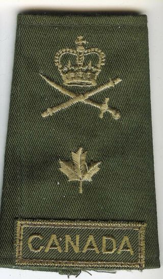 Single Obsolete Modern Canadian Army Brigadier General Combat Slip On