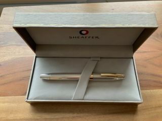Sheaffer Legacy Sterling Silver Fountain Pen Usa,  Boxed