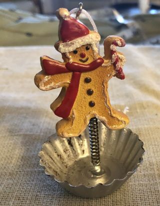 Gingerbread Cookie Christmas Tree Ornament