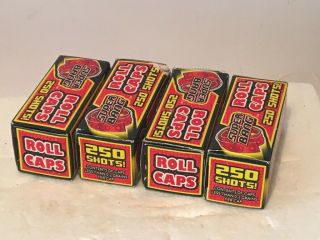 Four Boxes Of Bang Roll Caps - 250 Shots Each - Total 1000