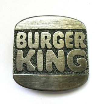 Vintage 1978 Burger King Belt Buckle By The Great American Buckle Co.