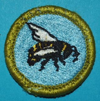Beekeeping Type H Merit Badge - Plastic Back - Boy Scouts - 10075