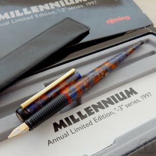 Rotring Artpen Millennium Limited Edition 1997 Fountain Pen 1.  5mm Nib