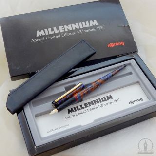 Rotring Artpen Millennium Limited Edition 1997 Fountain Pen 1.  5mm Nib 2