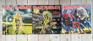 Iron Maiden Joblot Debut Killers Number Of The Beast 1st Press Vinyl 1980/81/82