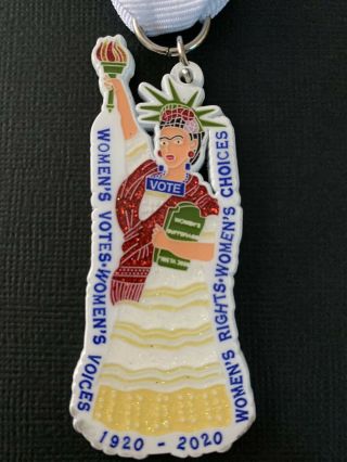 Liberty Vote 3” Medal - Fiesta 2020 - Celebrating 100 Years Of Women’s Suffrage