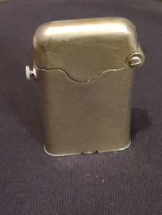 Thorens Alpacca Silver Single Claw 1920 Brit Pat 137.  508 Swiss Made Lighter Vtg