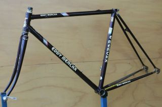 Vintage Eddy Merckx Corsa Extra Columbus Slx Steel Frame Frameset 52cm