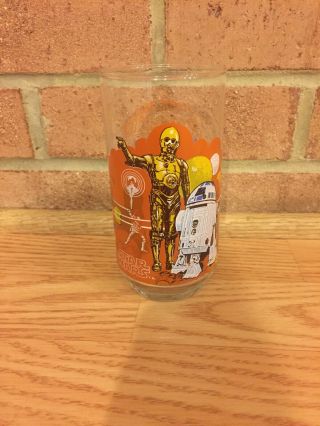 Vintage 1977 Burger King Star Wars Drinking Glasses - C3po & R2d2