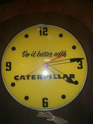 Vintage Caterpillar Pam Clock