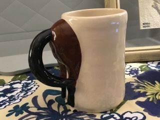 Happy Appy Valley Studio Ohio Horse Butt Art Pottery Coffee Cup Mug Horse Tail