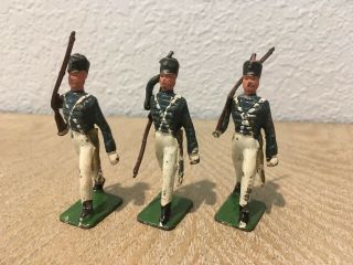 3 Vintage Painted Metal Toy Soldiers American Civil War 10