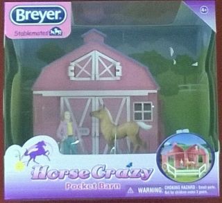 Breyer Stablemates 5370 Horse Crazy Pocket Barn