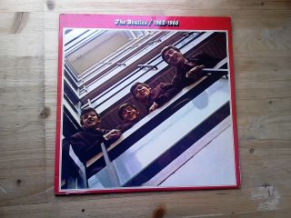 The Beatles Red Album Near 2 X Vinyl Record Pcsp 717 1973 - 1/ - 1/ - 3/ - 1 Press