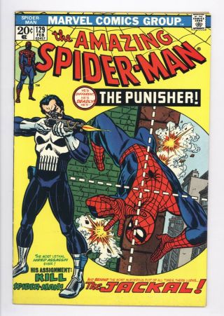 Spider - Man 129 Vol 1 Looks 1st App Of The Punisher