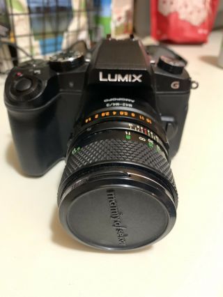 Panasonic Lumix G85 16.  0mp Digital Camera - Black W/ Vintage F/1.  4 Lens