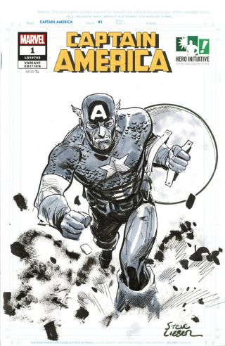Hero Initiative Captain America 100 Project: Steve Lieber