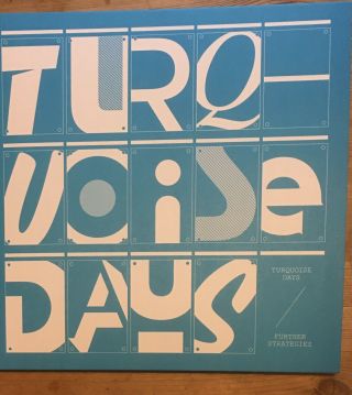 Turquoise Days Further Strategies 2 X White Vinyl Lp.  Rare Ltd.  Cold Wave,