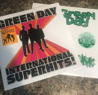 Green Day Kerplunk & International Superhits Album Vinyl Record Bundle