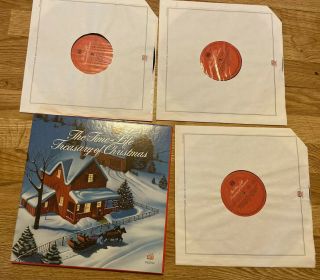The Time Life Treasury Of Christmas 3 Records Lp Box Set Bing Crosby,  Elvis Vtg