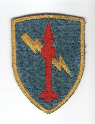 Cut Edge Us Army Missile Command Patch Inv M354