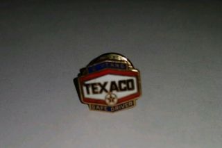 Texaco Gasoline 5 Year Safe Driver Vintage Lapel Pin