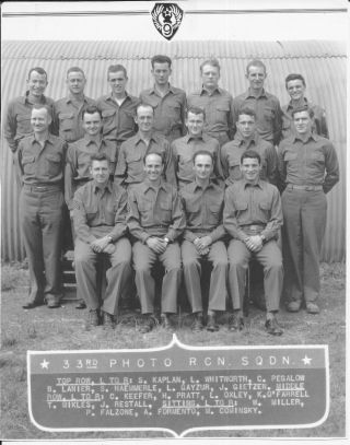 Wwii 1944 9th Usaaf,  33rd Pr Sqdn Chalgrove Air Field 7x9 Photo 4 Id 