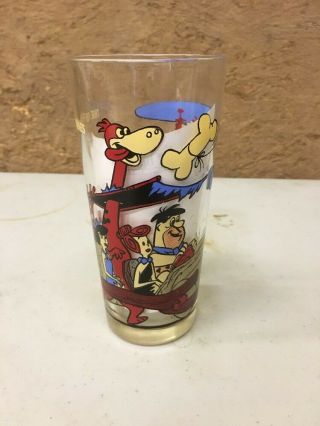 1977 Hanna Barbera Pepsi The Flintstones 6 " Glass
