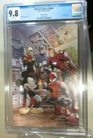 Marvel Comics 1000 Cgc 9.  8 D23 Expo Ramos Mickey Mouse Cover Variant (2019)