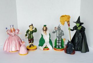 The Wizard Of Oz Booper Tin Man,  Cowardly & Scarecrow Figurine W/ Westland Witch
