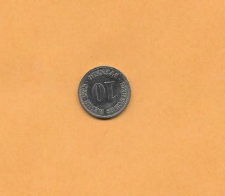 German Coin 10 Pfennig 1898