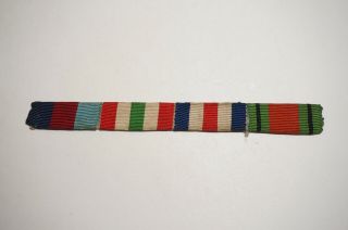 Campaign Ribbons Wwii British Army Navy Or Raf Uk France & Germany Star P0337