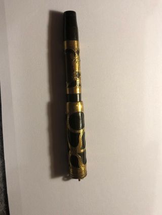 Parker 16 Lucky Curve Gold Filigree Vintage Fountain Pen
