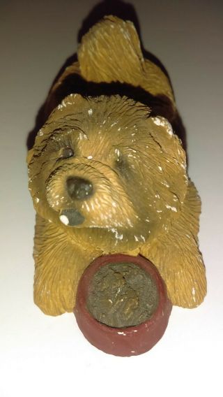 Sandicast Handpainted And Handcast Dog,  Chow