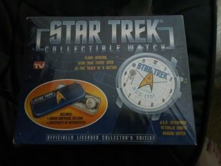 Vintage 1998 Paramount Star Trek Watch.  With Certificate Of Authenticity Sweet