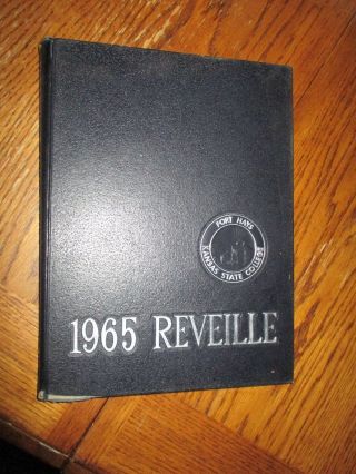 1965 Reveille Yearbook Fort Hays Kansas State College