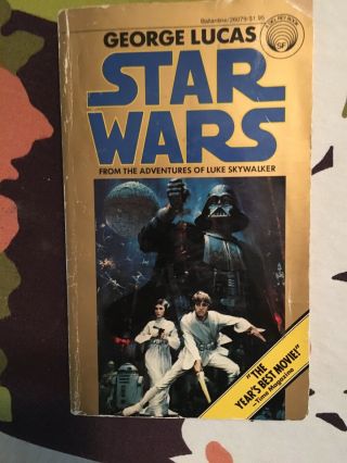 Star Wars George Lucas From The Adventures Of Luke Skywalker Paperback Book 1976