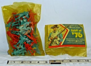 Multiple Toymakers Mpc Spirit Of 76 Revolutionary War Playset Bagged 1960s