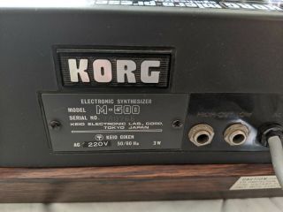 KORG M500 Micro - Preset Vintage Synth 3