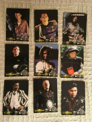 RED DWARF TRADING CARDS - 18 CARDS 3