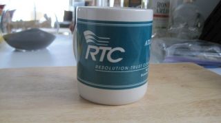 Rare Rtc Resolution Trust Corp Coffee Mug 90 