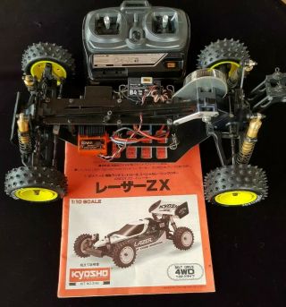 Kyosho Lazer Zx Vintage Rc 1/10 Electric Race Buggy