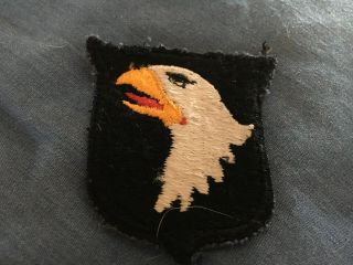 Ww2 Military Us Shoulder Patch 101st Airborne Screaming Eagle