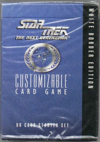 1995 Star Trek The Next Generation Customizable Card Game Starter Set