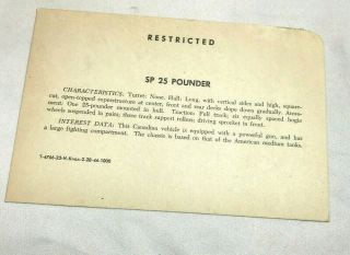 WWII WW2 US Army Air Force Photo Identification Card R106,  Canadian SP 25 Pounder 2