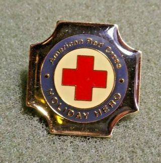 American Red Cross Holiday Hero Lapel Pin