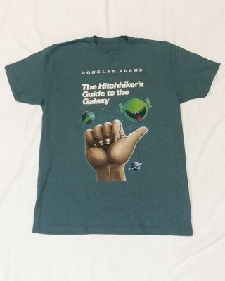 Douglas Adams The hitchhiker’s Guide To The Galaxy T - Shirt – Size L 2