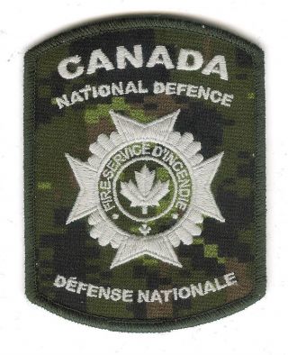 Modern Canadian Fire Fighter Cadpat Patch