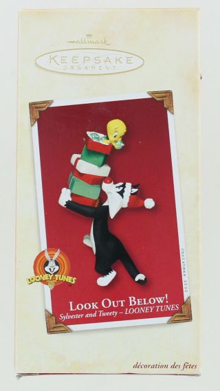 Hallmark Keepsake Ornament - Look Out Below - Sylvester& Tweety - Looney Tunes